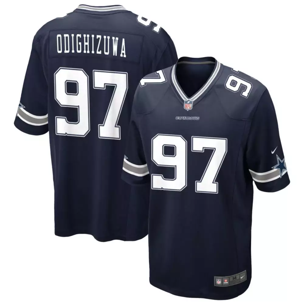 osawaru odighizuwa men osawaru odighizuwa dallas cowboys navy jersey all stitched