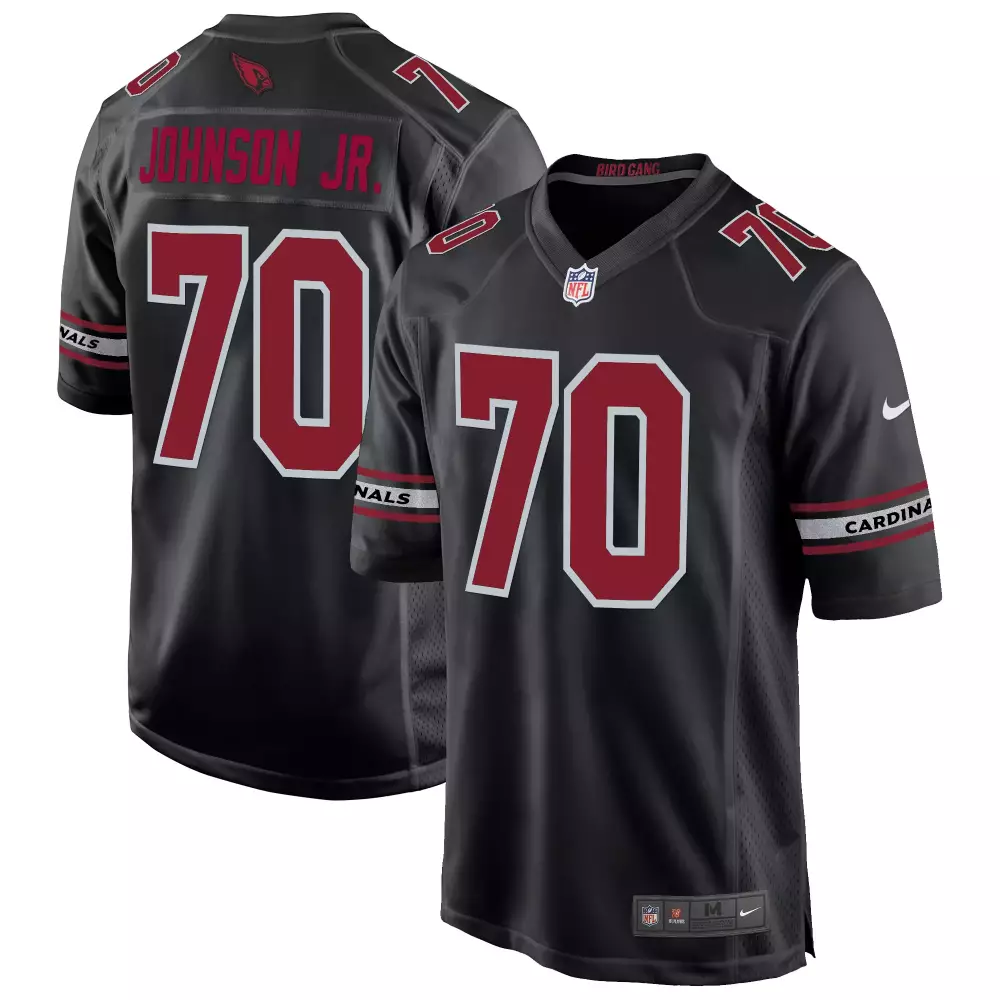 paris johnson jr black alternate mens arizona cardinals 2024 special vapor limited jersey v2 all stitched