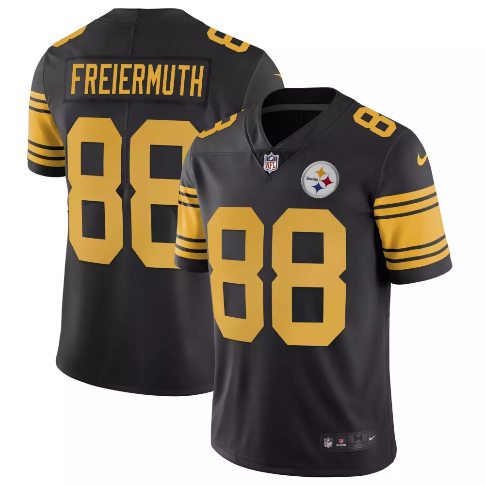 Pat Freiermuth Pittsburgh Steelers Youth Color Rush Jersey | Gold Split Stitched | Fan Gear for Young Fans | For Men, Women & Youth