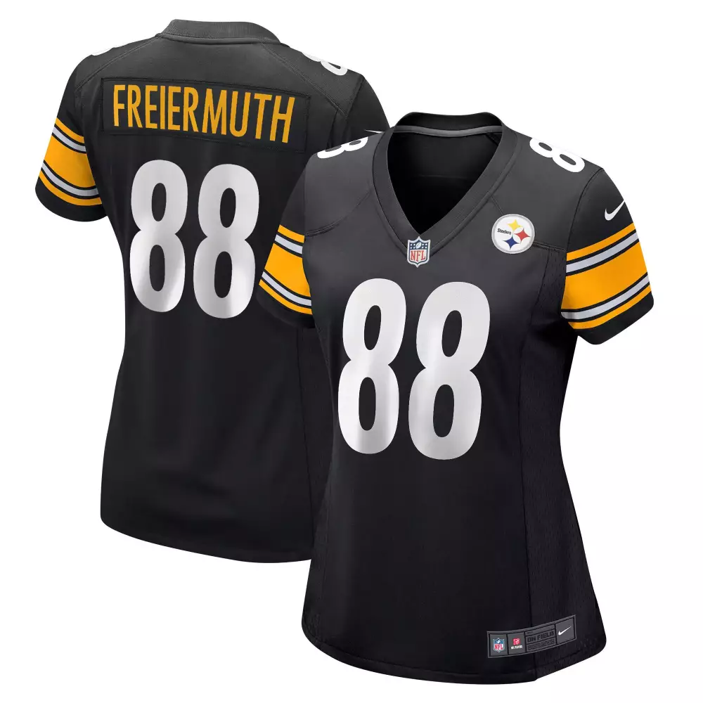 Pat Freiermuth Pittsburgh Steelers Women's Black Gold Jersey | All Stitched Fan Gear for Game Day | For Men, Women & Youth