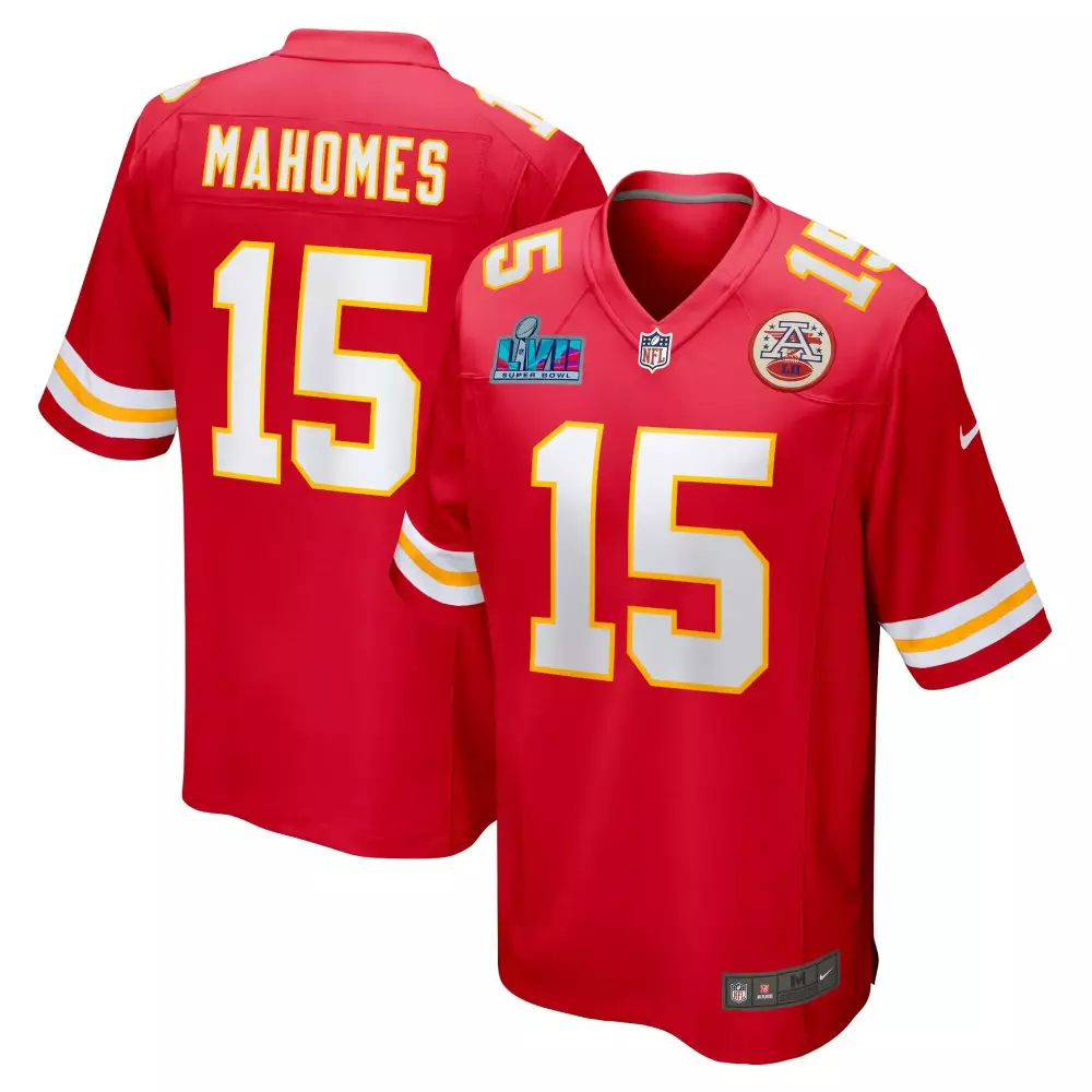 Patrick Mahomes Kansas City Chiefs Super Bowl LVII Jersey | All Stitched Black Style | Limited Edition Fan Gear | For Men, Women & Youth