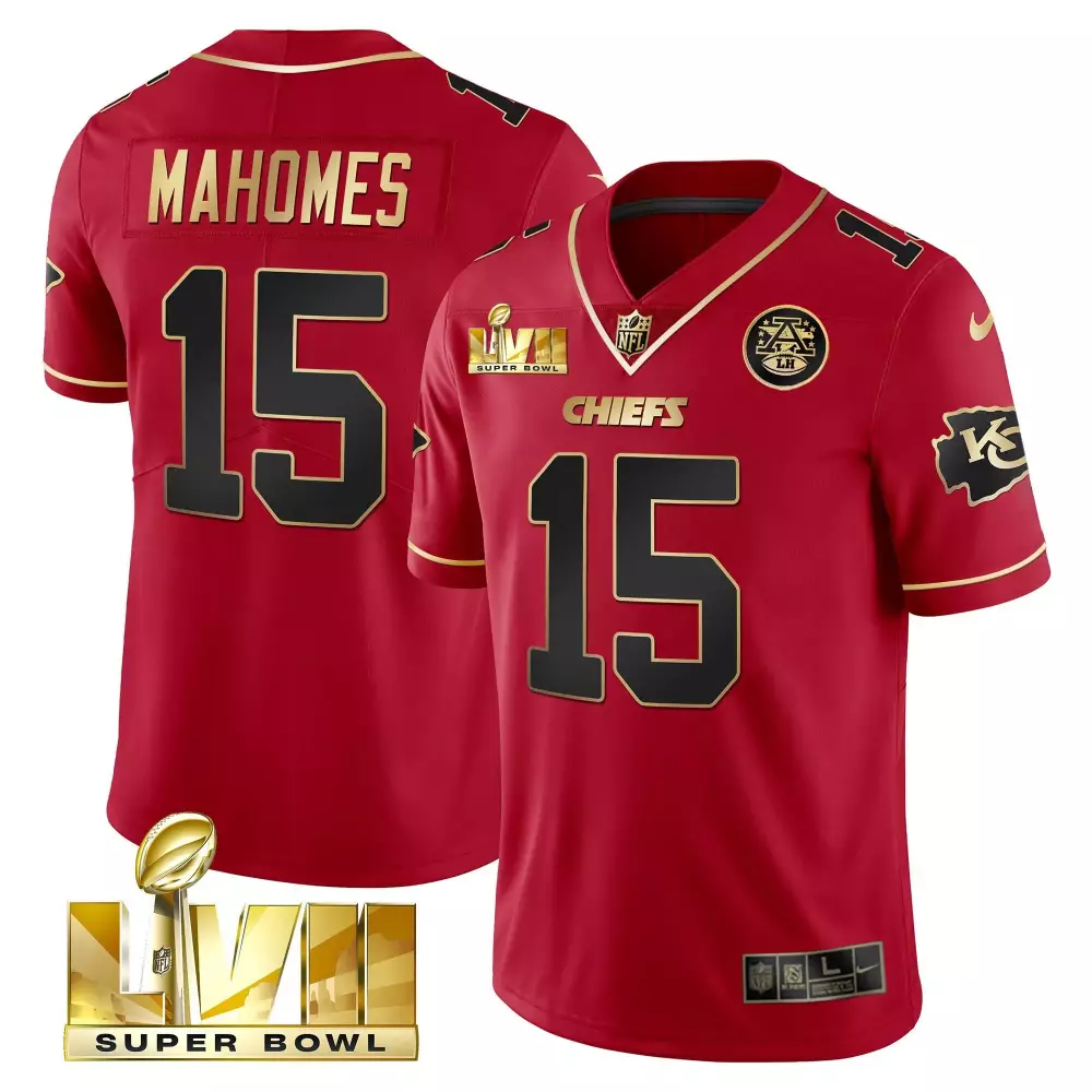 Patrick Mahomes Kansas City Chiefs Super Bowl LVII Vapor Player Jersey | Stitched Fan Gear | For Men, Women & Youth