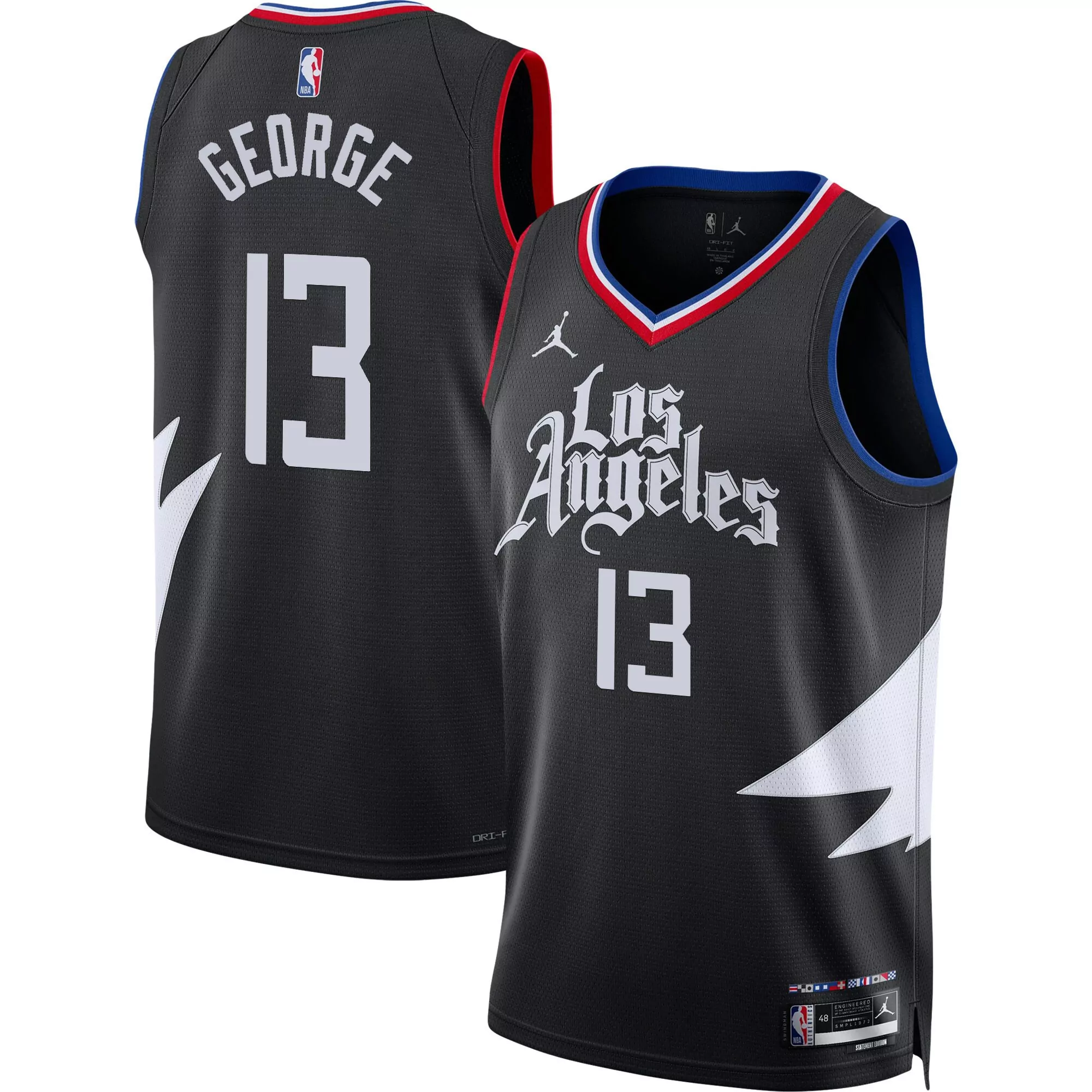 paul george association mens los angeles clippers swingman jersey all stitched