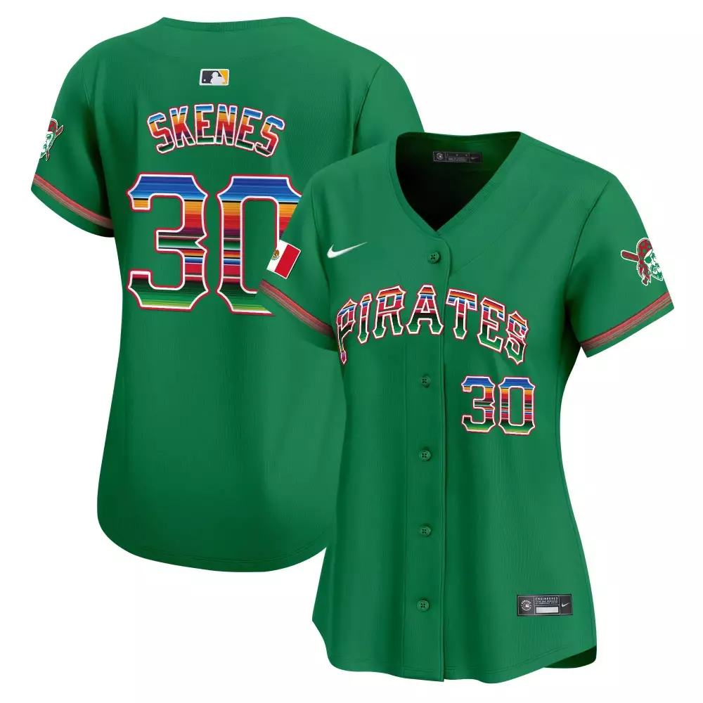 paul skenes green womens pittsburgh pirates mexico vapor premier limited jersey all stitched