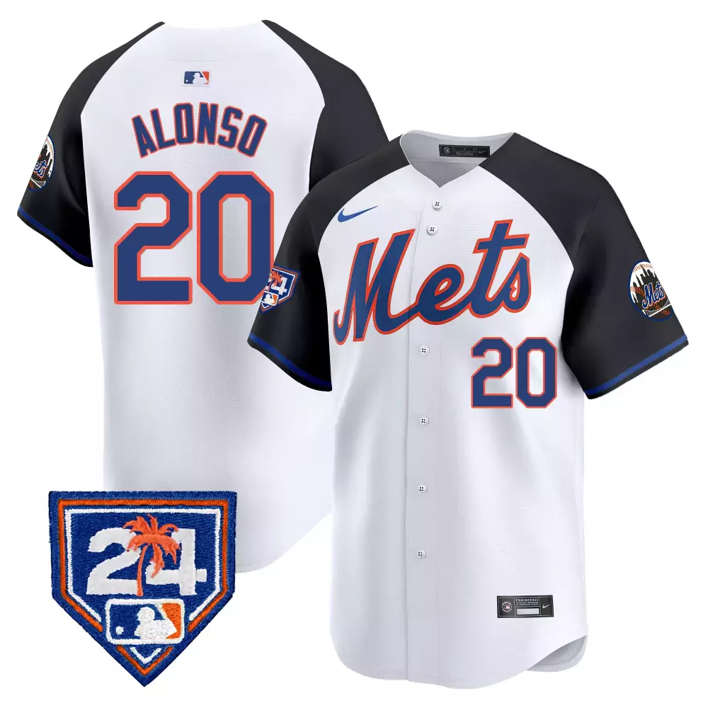 pete alonso alternate mens new york mets 2024 spring training vapor premier limited jersey v2 all stitched