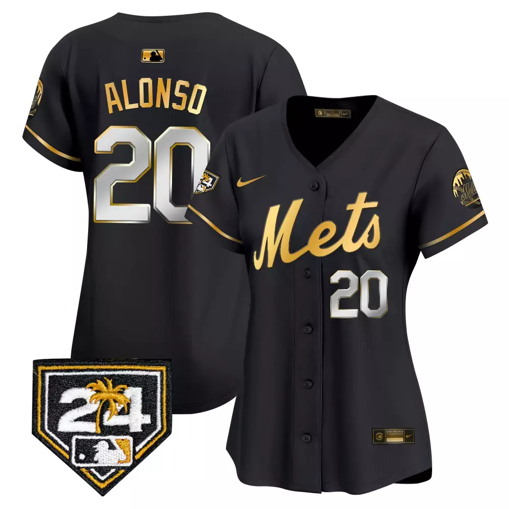 pete alonso black gold mens new york mets darryl strawberry patch vapor premier limited jersey all stitched