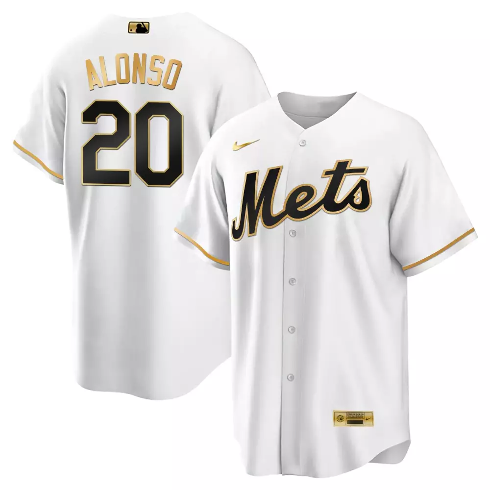 pete alonso cool navy mens new york mets gold trim jersey all stitched