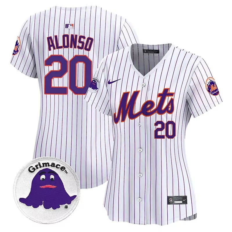 pete alonso pinstripe mens new york mets queens graffiti vapor premier limited jersey all stitched