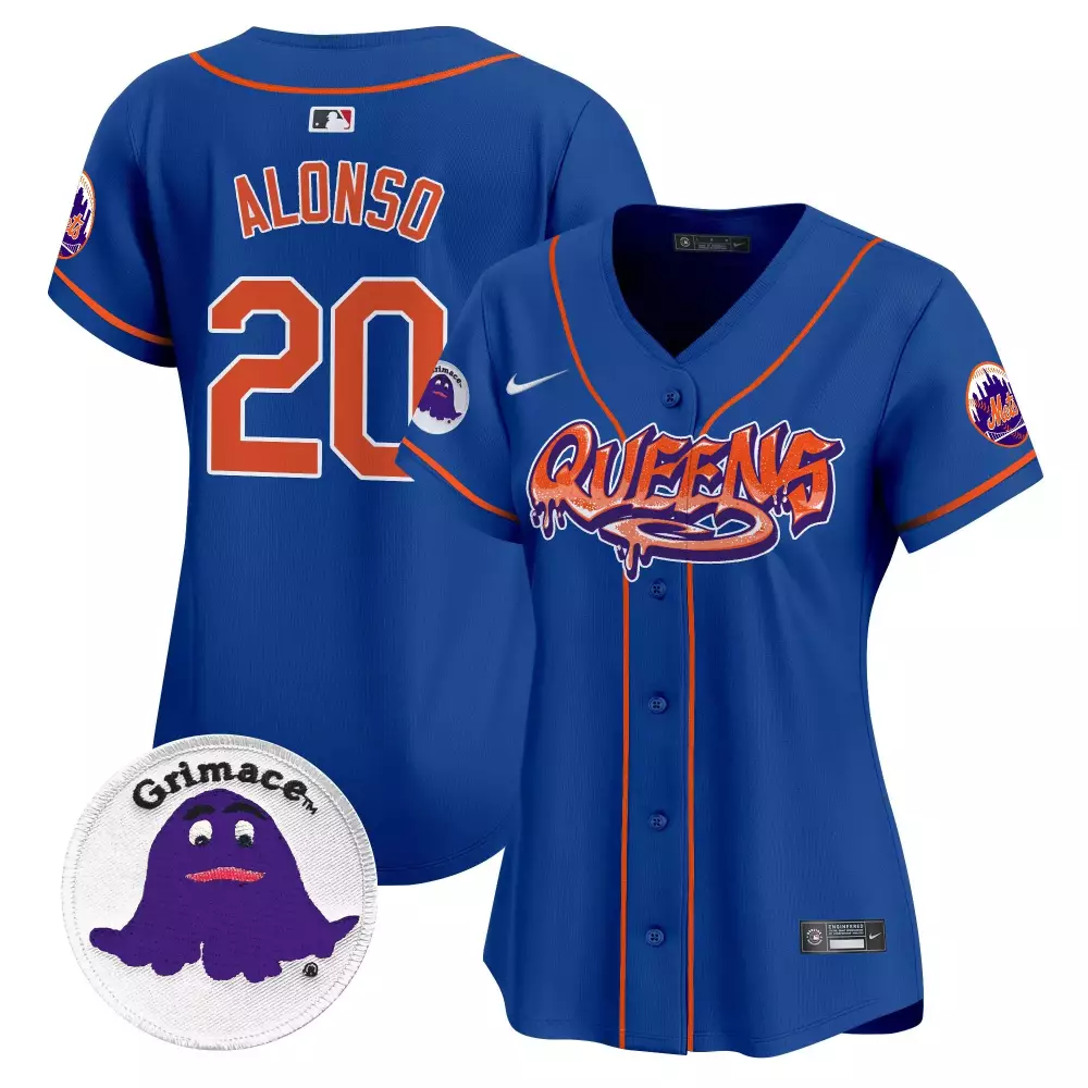 pete alonso royal womens new york mets 2024 spring training vapor premier limited jersey v2 all stitched