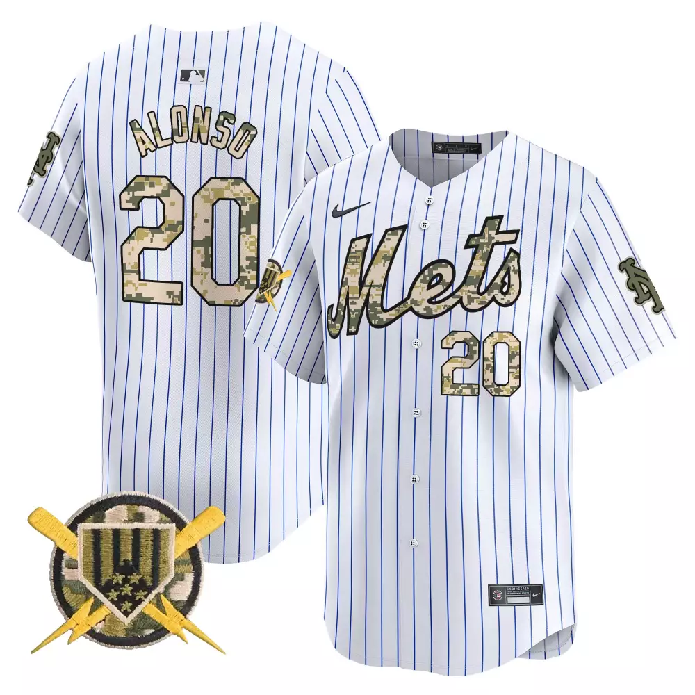 pete alonso white mens new york mets armed forces day vapor premier limited jersey all stitched