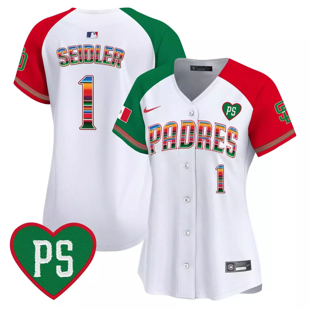 Peter Seidler Aqua San Diego Padres 2024 City Style Navy Jersey | Vapor Premier Limited Edition | Fan Gear for Men, Women & Youth