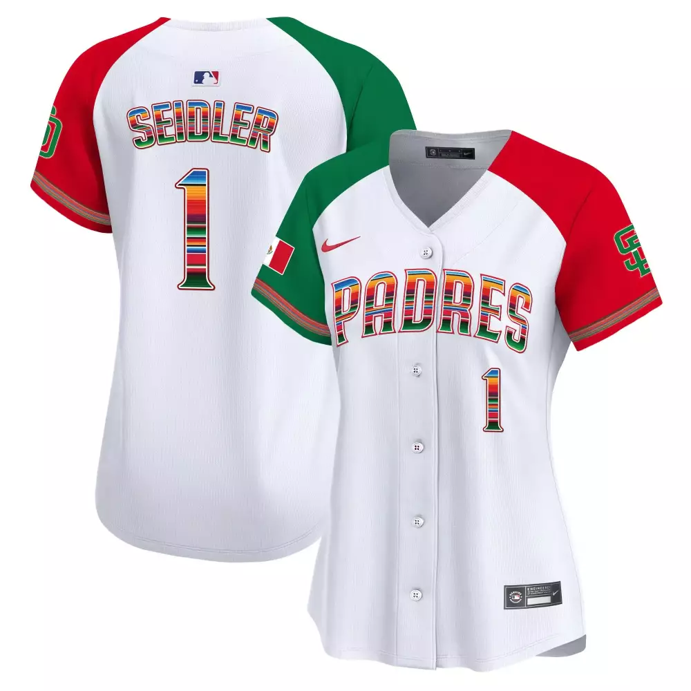 Peter Seidler Aqua San Diego Padres 2024 City Style Navy Jersey | Vapor Premier Limited Edition | Fan Gear for Men, Women & Youth