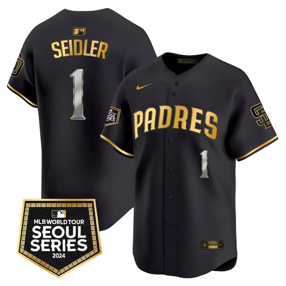 USMC Patch Padres Navy Jersey | Women's Vapor Premier Limited Edition | Fan Gear for Men, Women & Youth