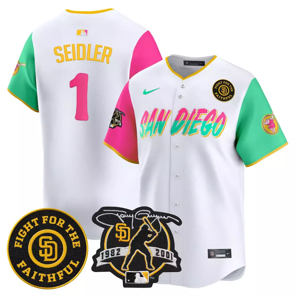 Peter Seidler City Connect Men's San Diego Padres Tony Gwynn Jersey | Vapor Premier Limited Edition | Fan Gear for Men, Women & Youth