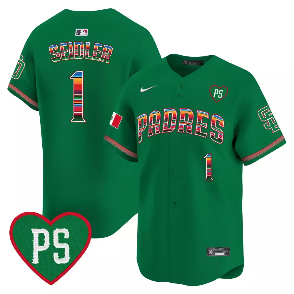 Mexico Men's Padres Jersey | Custom Stitched Cool Base | Limited Edition Fan Gear | For Men, Women & Youth