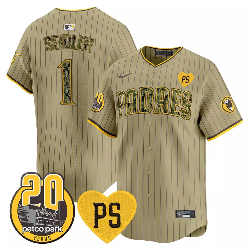 peter seidler tan mens san diego padres 2024 for peter robinson patch vapor premier limited jersey all stitched