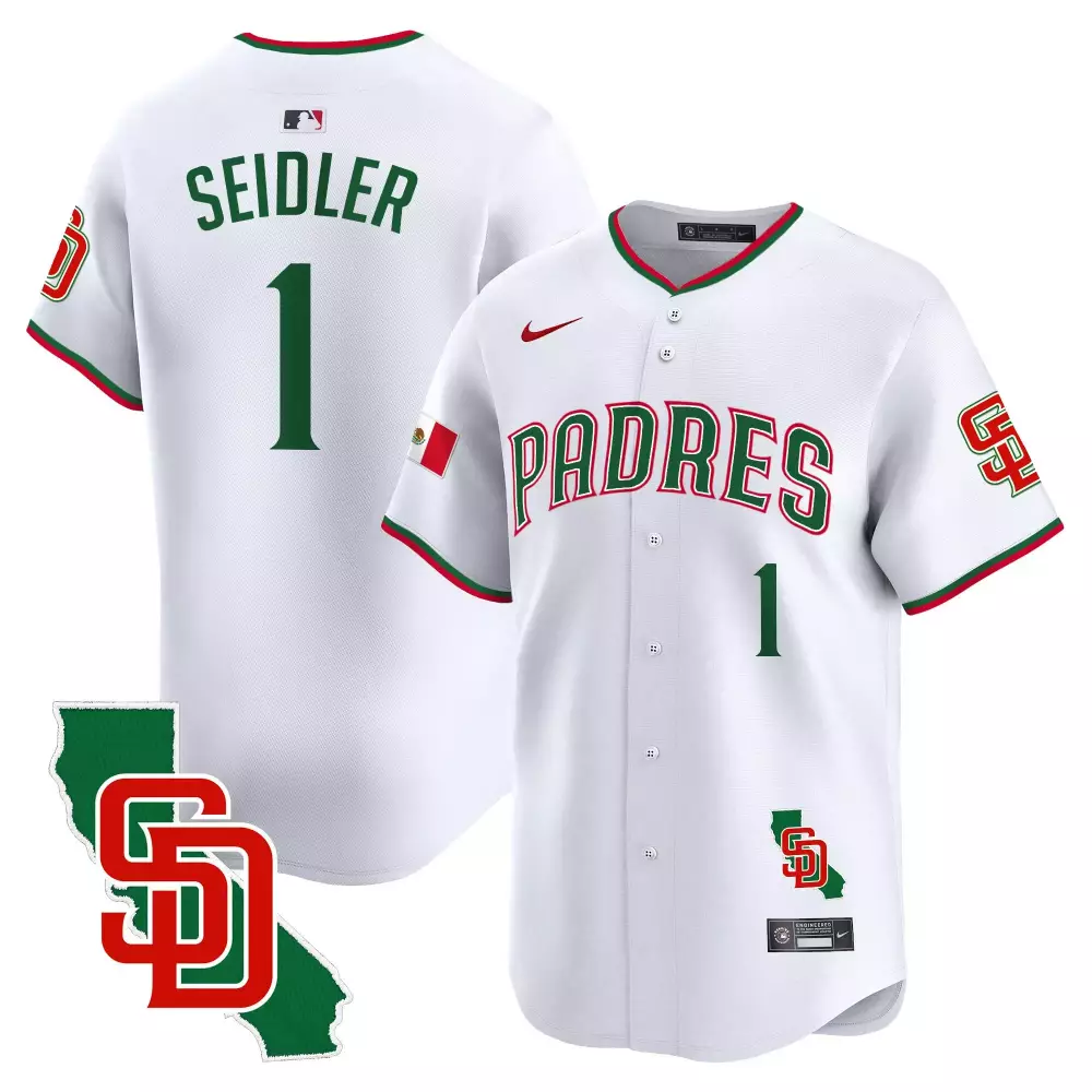 Mexico Cool Base San Diego Padres Men's Black V2 Limited Edition Jersey | Stitched Fan Gear | For Men, Women & Youth