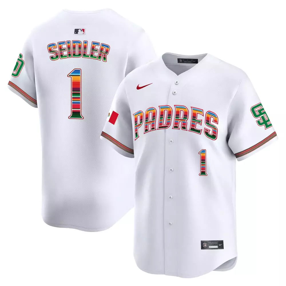 Petco Park 20th Patch San Diego Padres 2024 White Jersey | Vapor Premier Limited Edition | Fan Gear for Men | For Men, Women & Youth