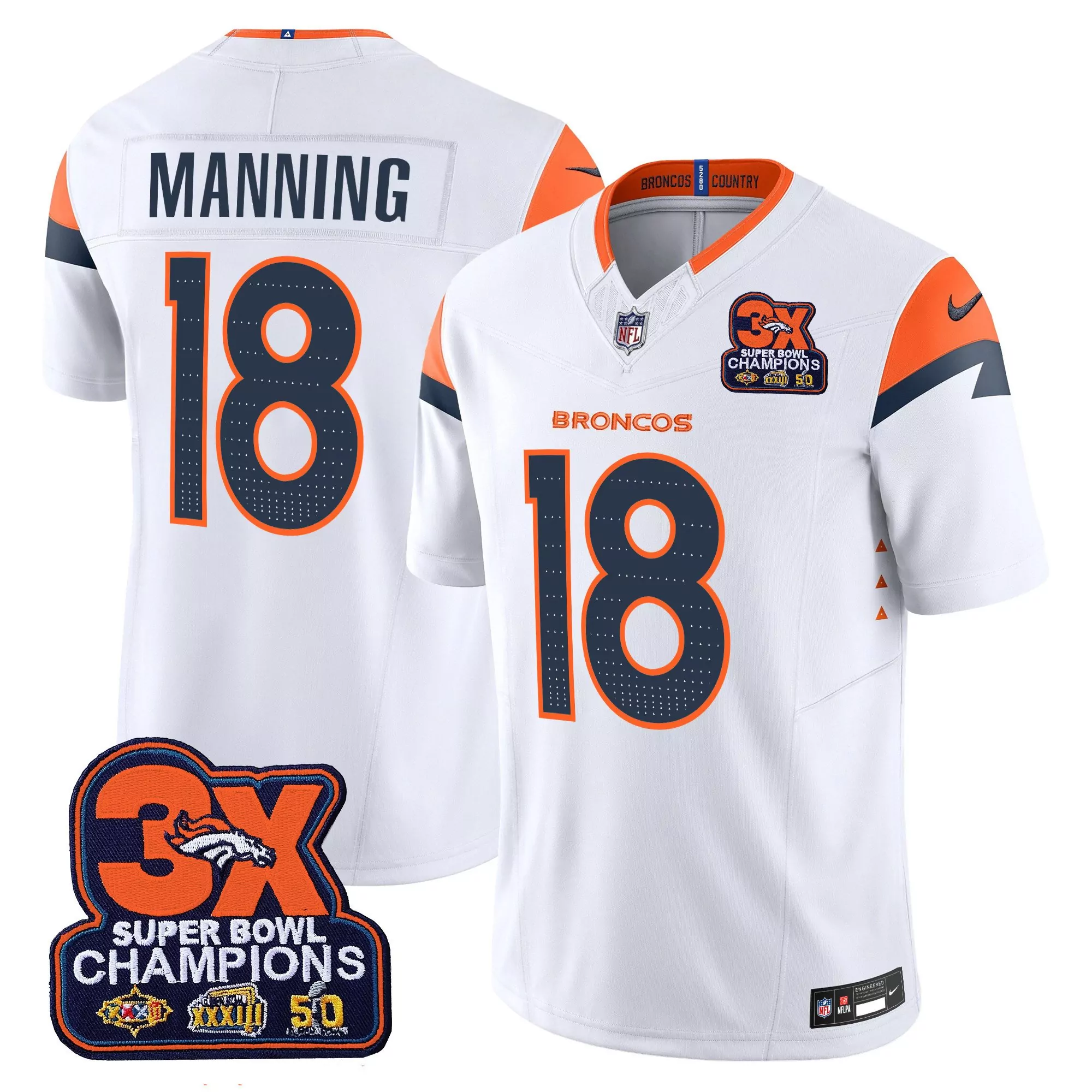 peyton manning white gold mens denver broncos gold vapor limited jersey all stitched