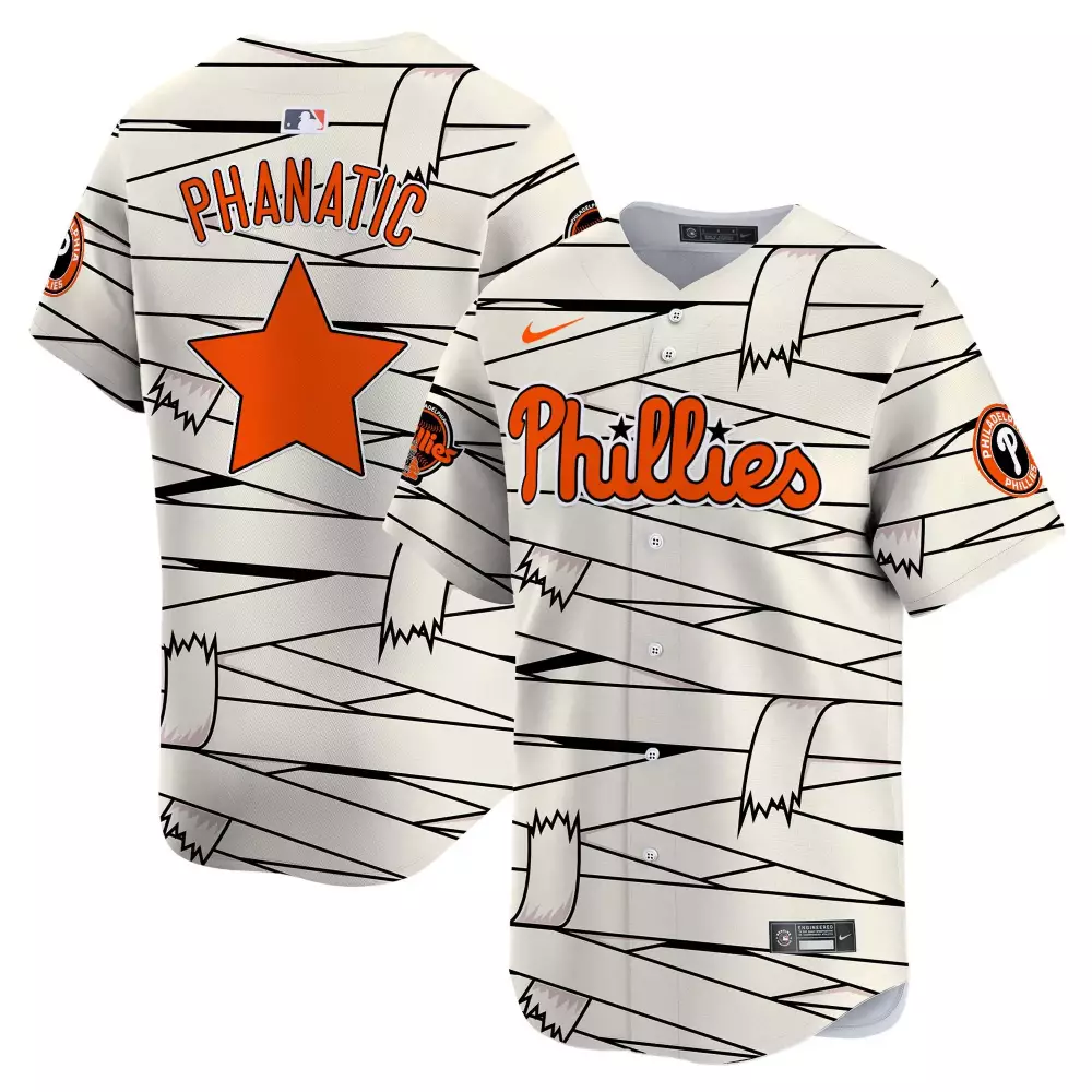 phanatic youth philadelphia phillies halloween vapor premier limited jersey printed
