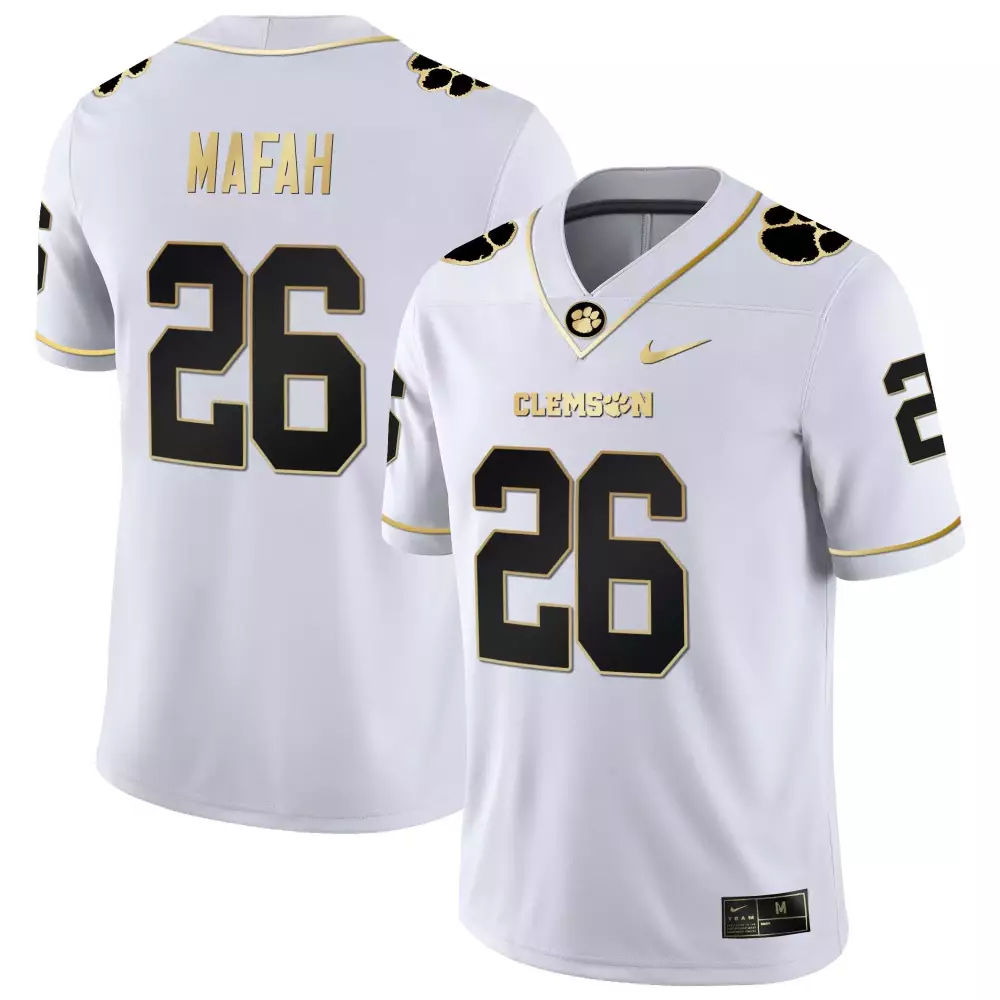 phil mafah black limited mens clemson tigers black limited orange jersey all stitched