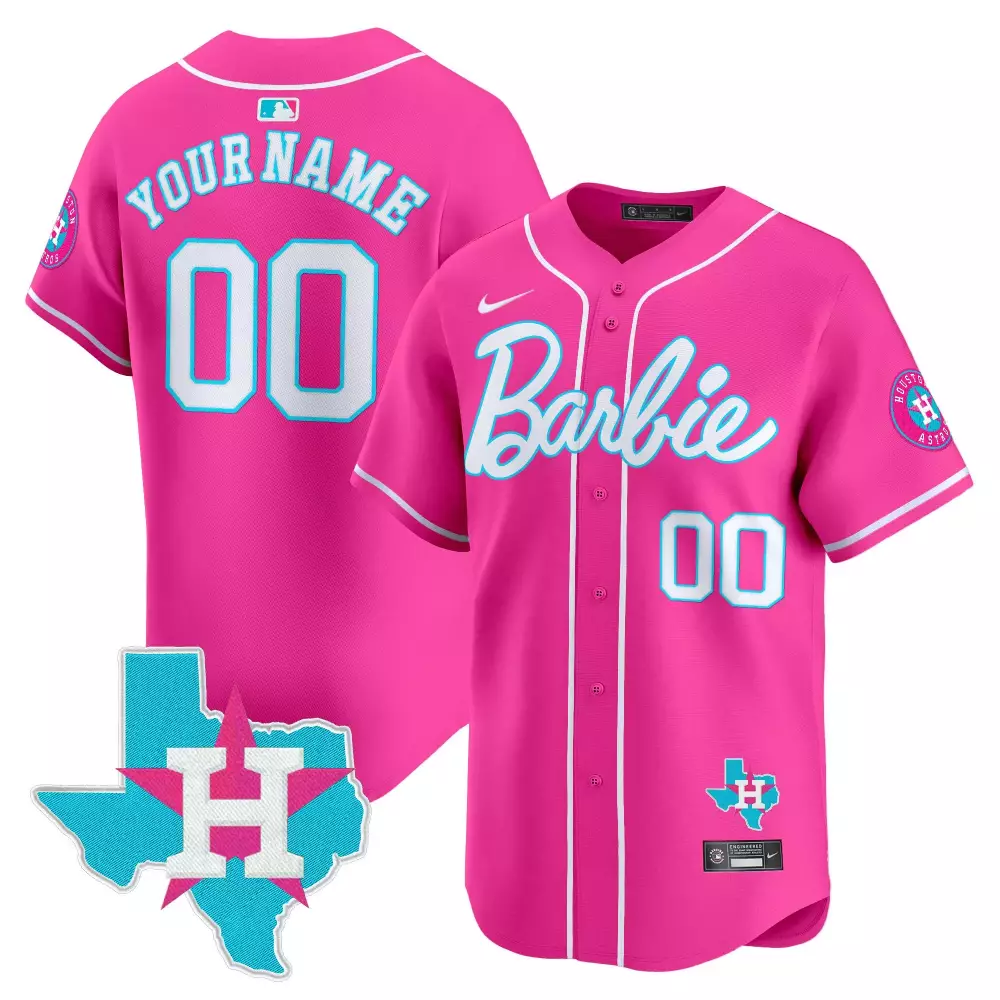 pink women houston astros bubblegum pink vapor premier limited custom jersey all stitched