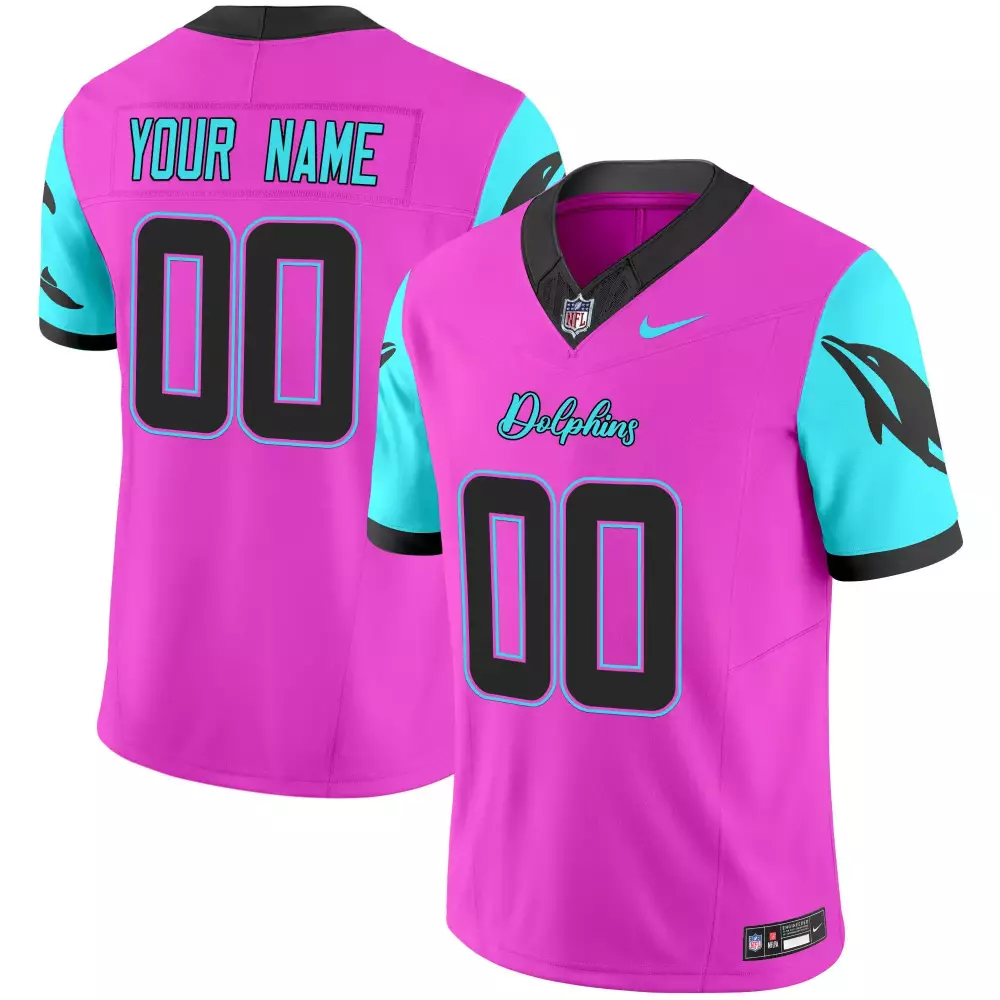 Pink Youth Miami Vice Limited Custom Jersey | Stitched Fan Gear | For Men, Women & Youth