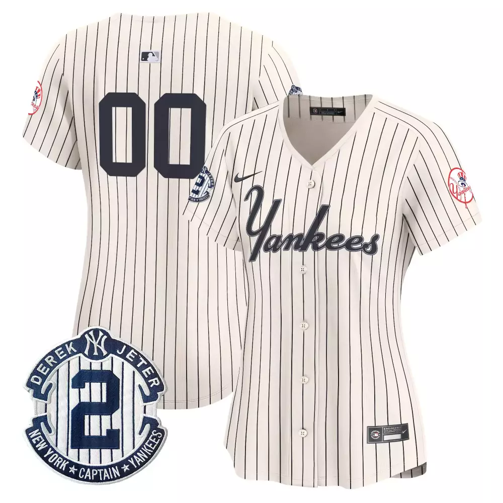 pinstripe cream women new york yankees throwback vapor premier limited custom jersey v2 all stitched