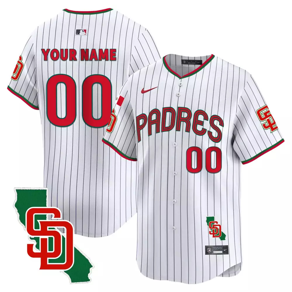 San Diego Padres Nike Youth Home Game Jersey White | Essential Fan Gear for Young Fans | For Kids