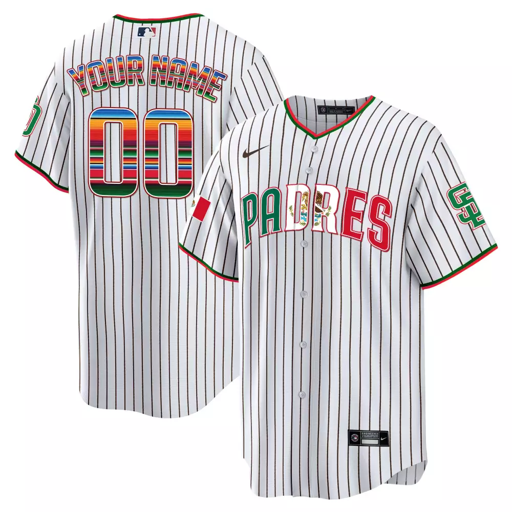 San Diego Padres Nike Youth Home Game Jersey White | Essential Fan Gear for Young Fans | For Kids