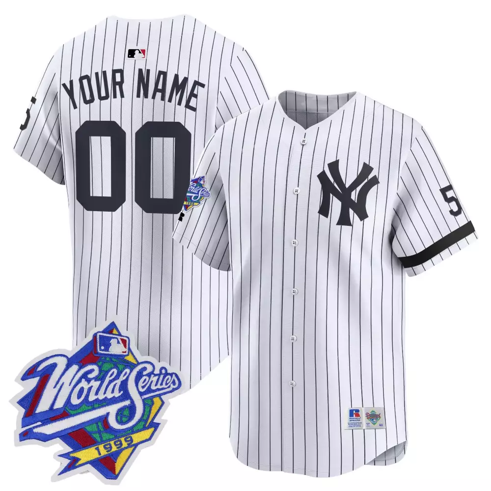 pinstripe youth new york yankees 1999 throwback joe dimaggio patch vapor premier limited custom jersey all stitched