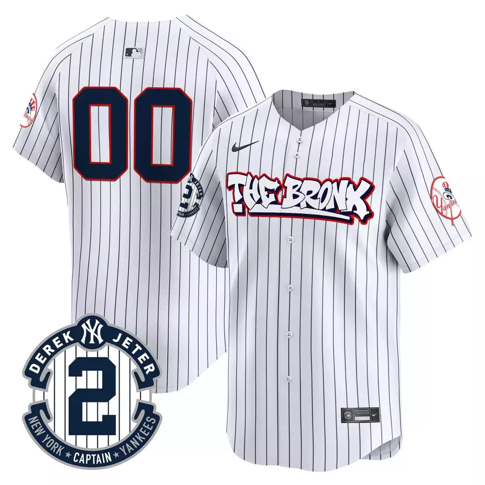 pinstripe youth new york yankees the bronx graffiti vapor premier limited custom jersey v3 all stitched