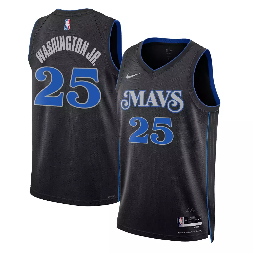 pj washington 2324 city mens dallas mavericks swingman jersey all stitched