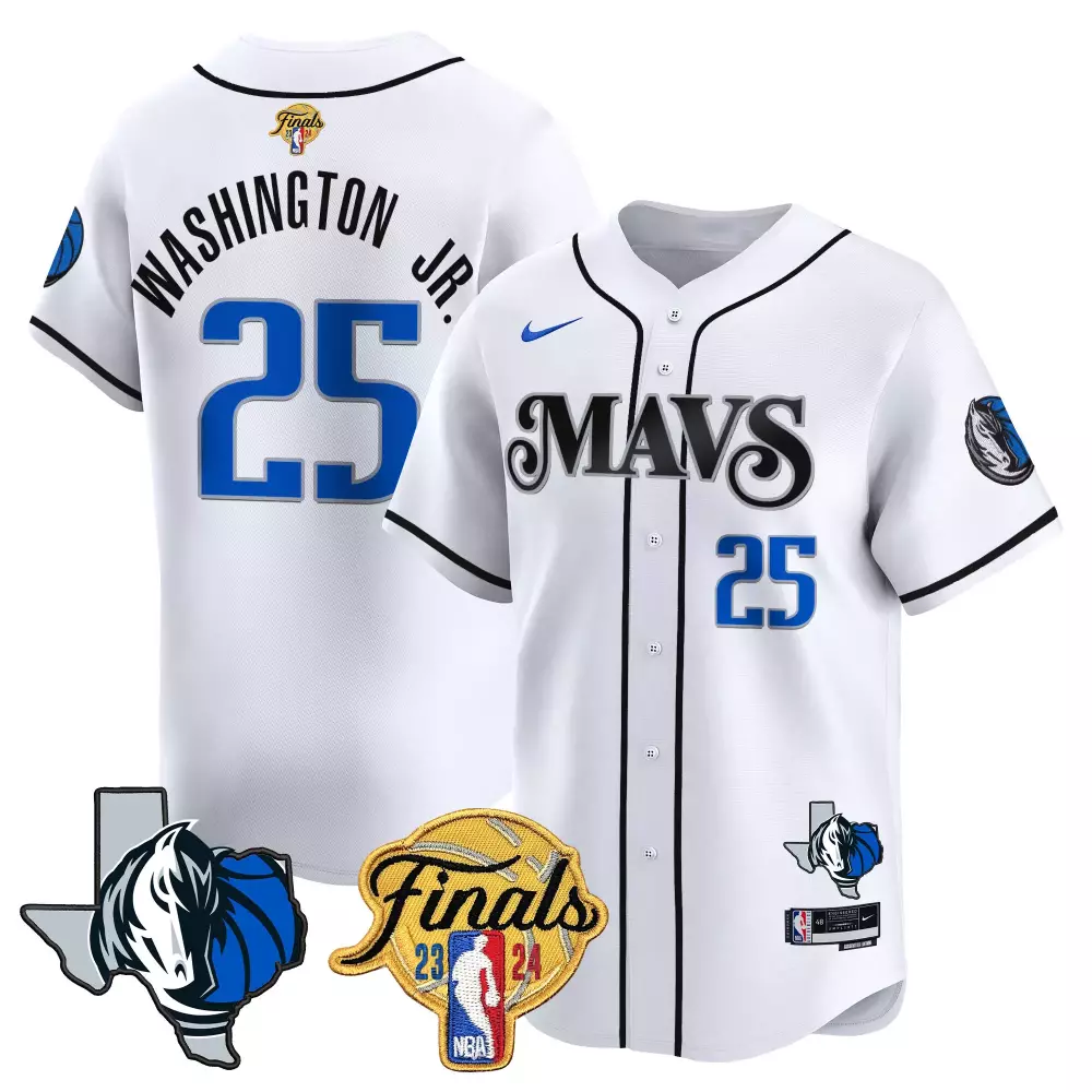 pj washington white gold mens dallas mavericks swingman jersey texas patch all stitched