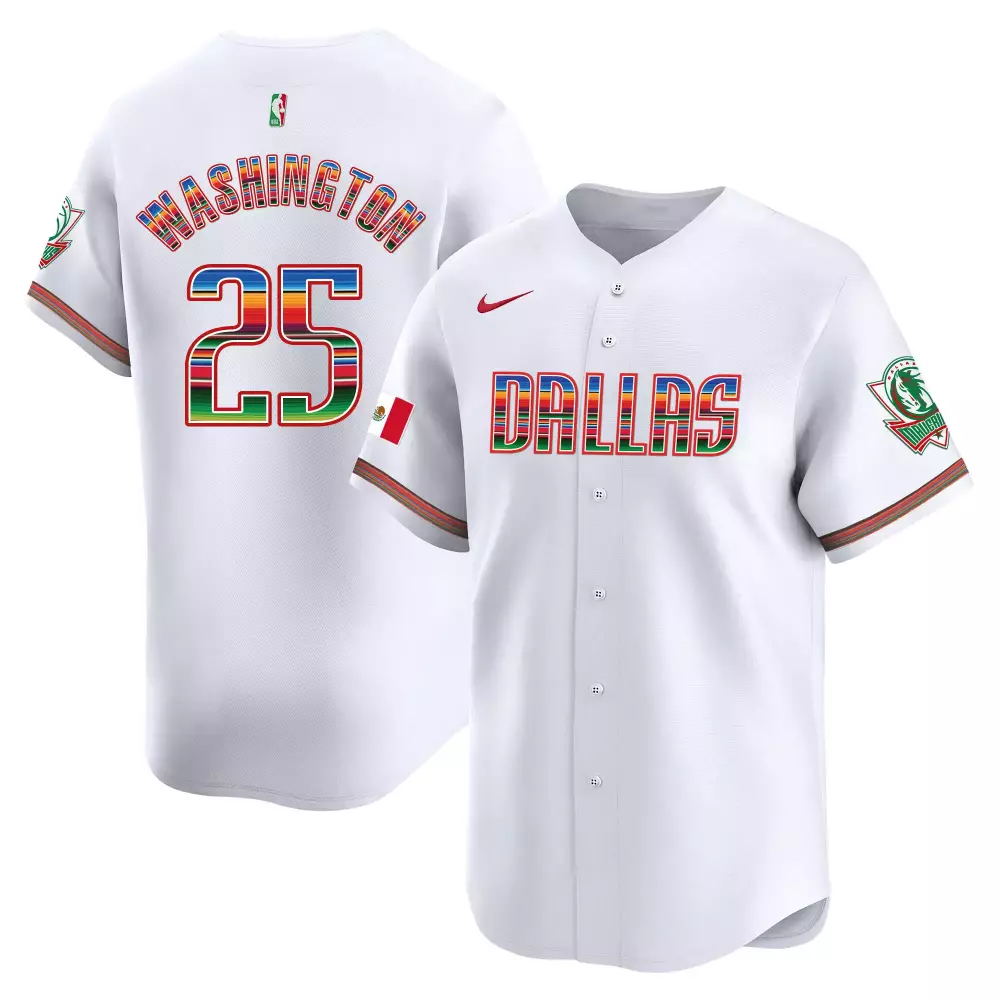 pj washington white gold mens dallas mavericks swingman jersey texas patch all stitched