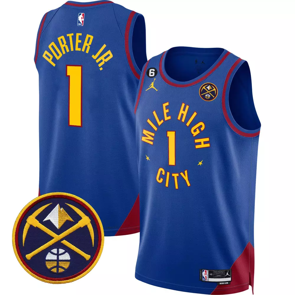 porter jr statement mens denver nuggets swingman jersey all stitched