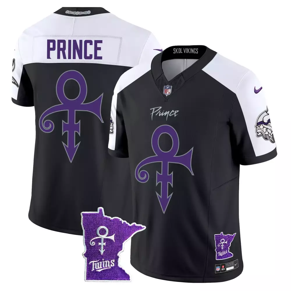 Prince 1958 White Limited Jersey | Vikings 2024 Vapor Limited Edition | Custom Stitched Fan Gear | For Men, Women & Youth