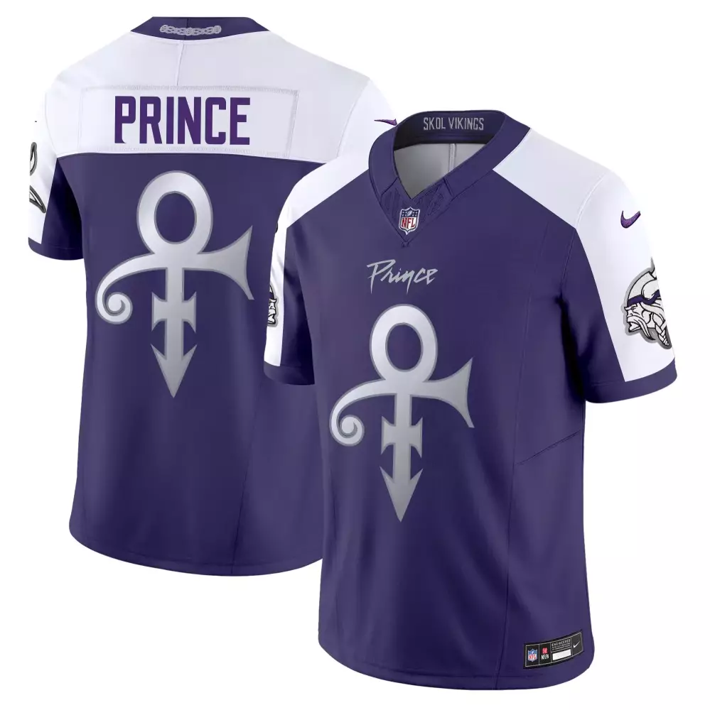 prince purple alternate mens vikings 2024 prince vapor limited jersey all stitched