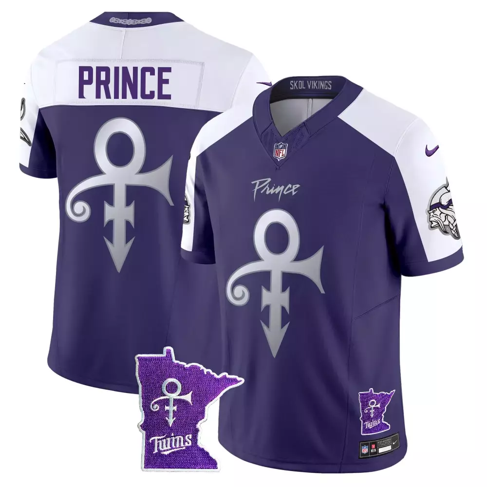 prince purple alternate mens vikings 2024 prince vapor limited jersey all stitched