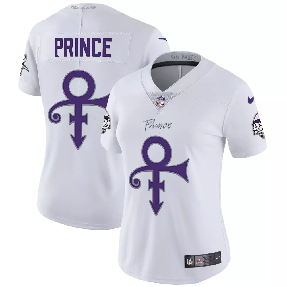 prince white limited womens vikings 2024 prince vapor limited jersey all stitched