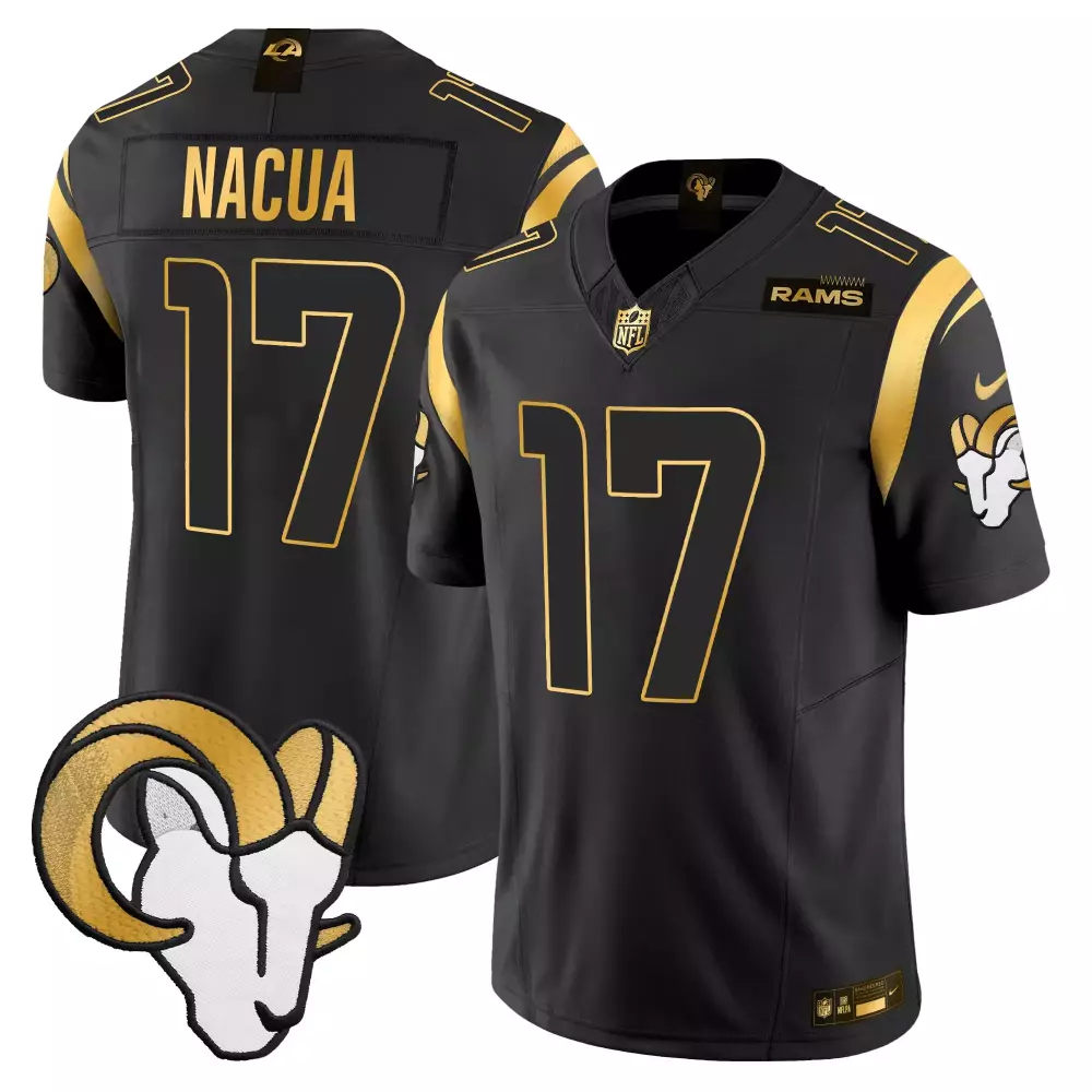 puka nacua black alternate womens los angeles rams mexico vapor limited jersey all stitched