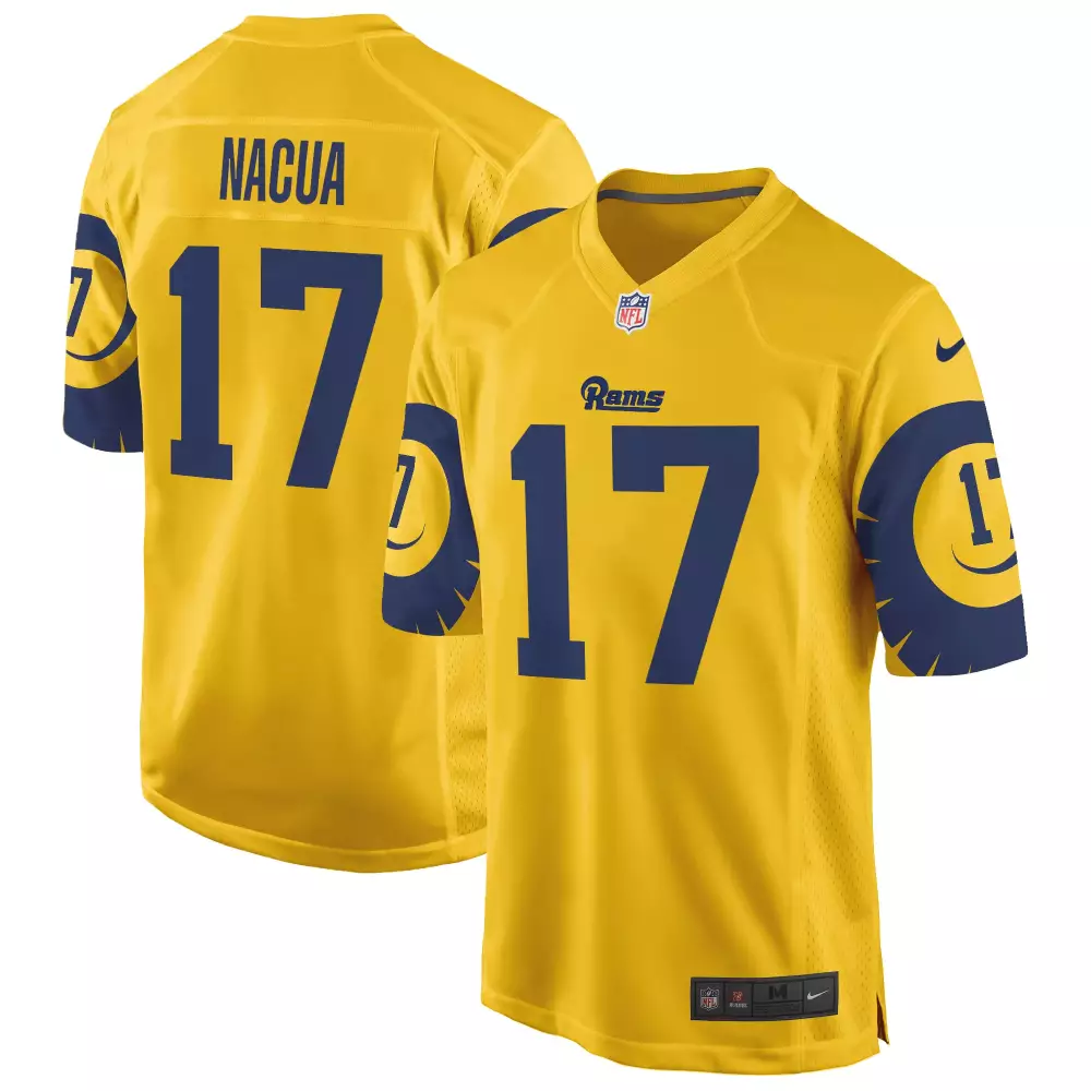 puka nacua bone womens los angeles rams vapor limited jersey v2 all stitched