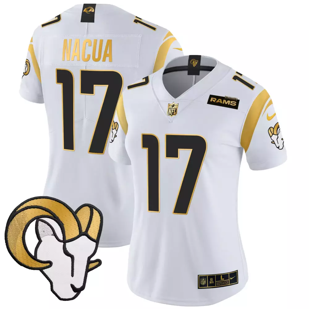 puka nacua royal womens los angeles rams special vapor limited jersey all stitched