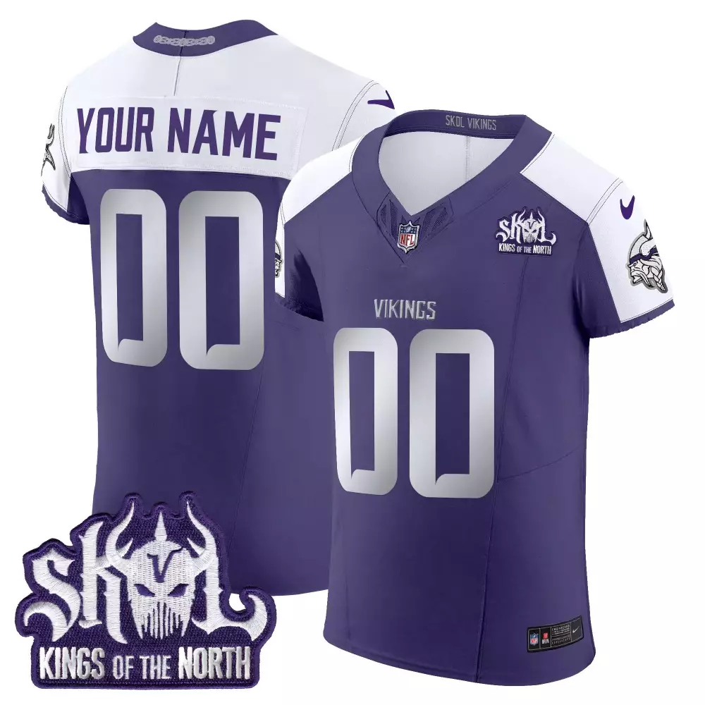 purple alternate women vikings 2024 winter warrior skol patch vapor limited custom jersey all stitched
