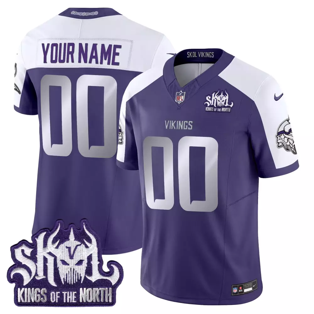 purple alternate women vikings 2024 winter warrior skol patch vapor limited custom jersey all stitched
