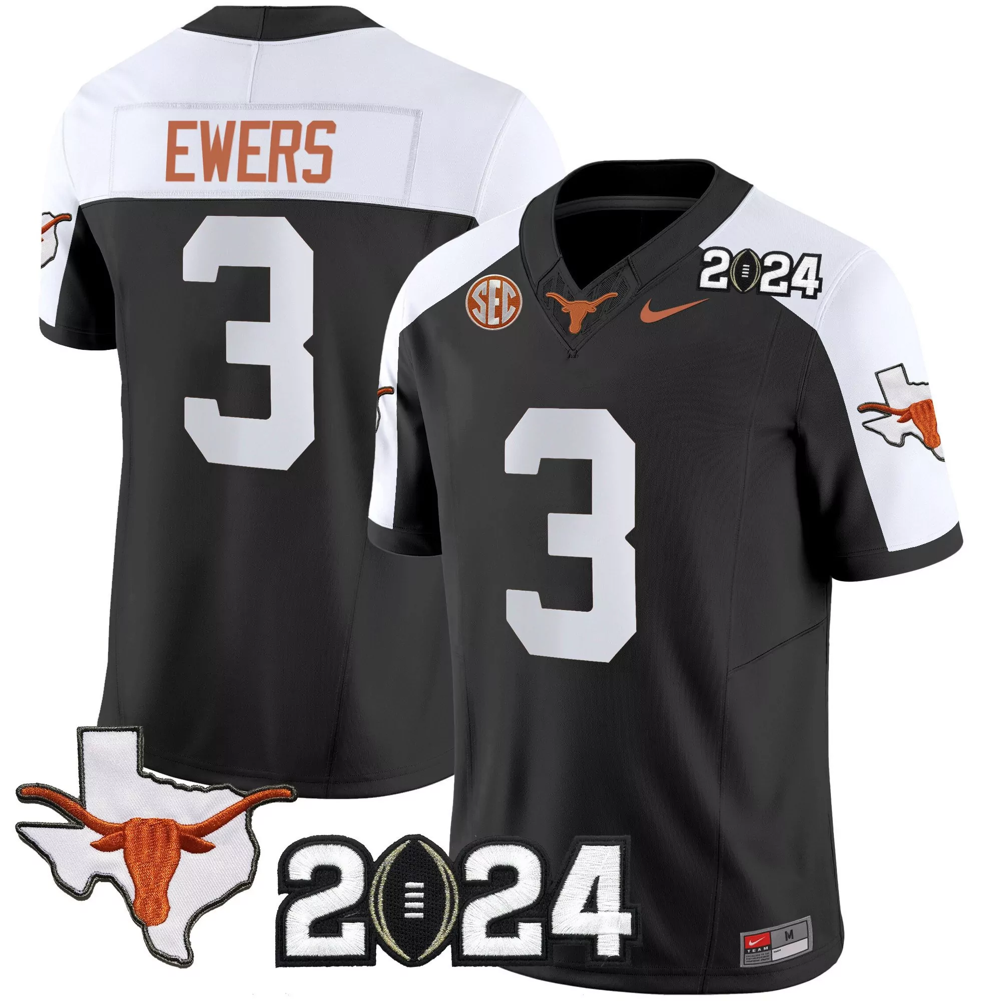 quinn ewers alternate womens texas longhorns vapor limited jersey all stitched