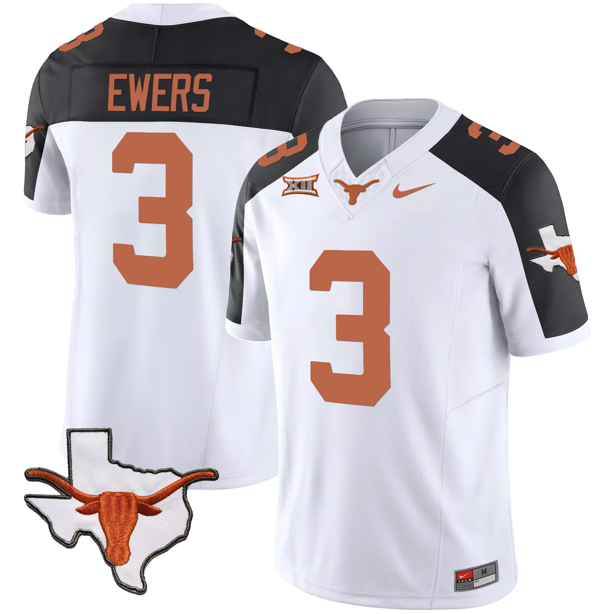 quinn ewers inverted mens texas longhorns vapor limited jersey v2 all stitched