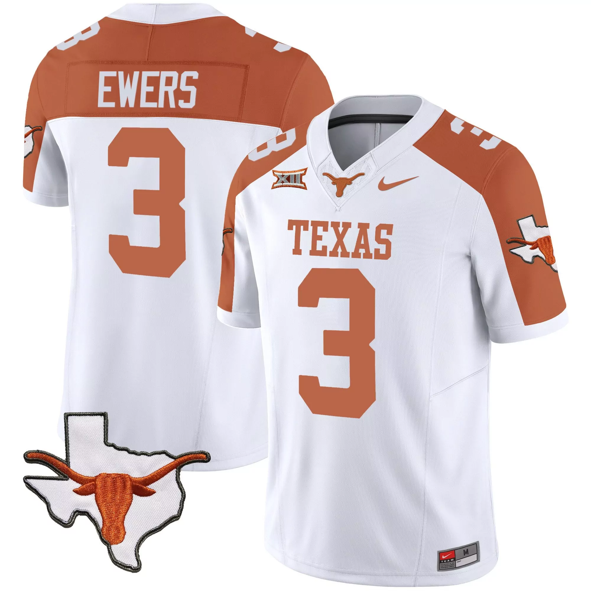 quinn ewers inverted mens texas longhorns vapor limited jersey v2 all stitched