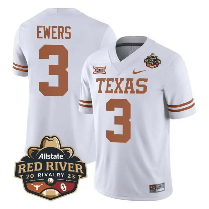 quinn ewers white gold mens texas longhorns black limited gold vapor jersey all stitched