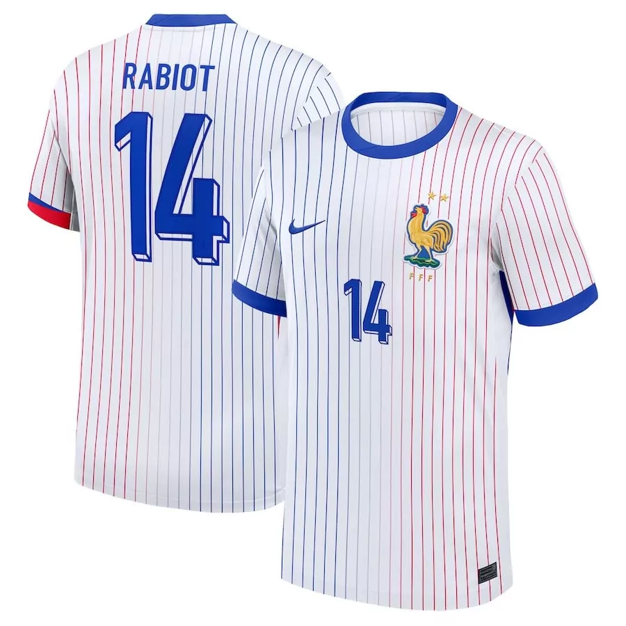 rabiot away mens france 2024 stadium homeaway soccer jersey